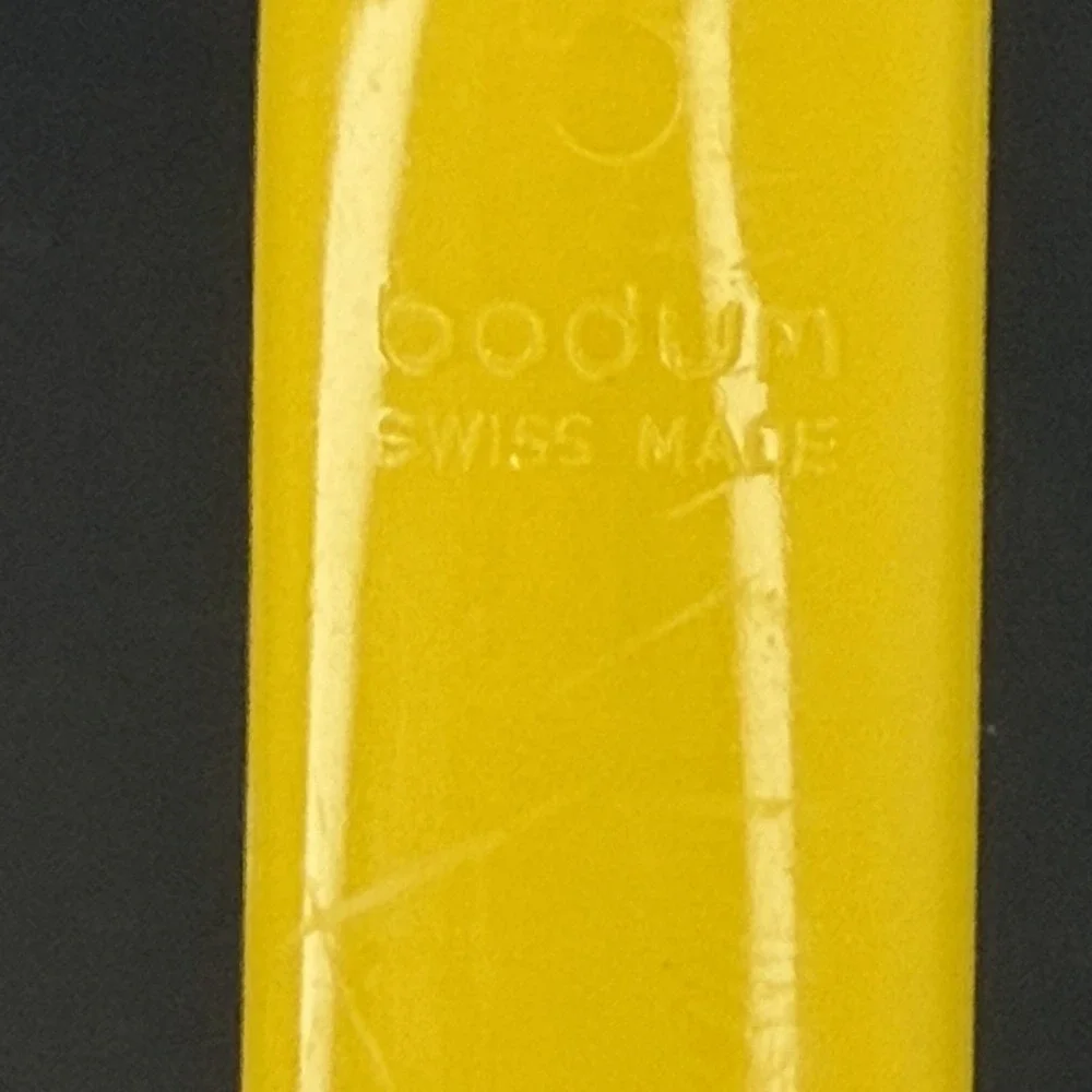 Bodum Melamine 16 Pc Flatware Set Yellow Jorgensen Vintage 80s Swiss